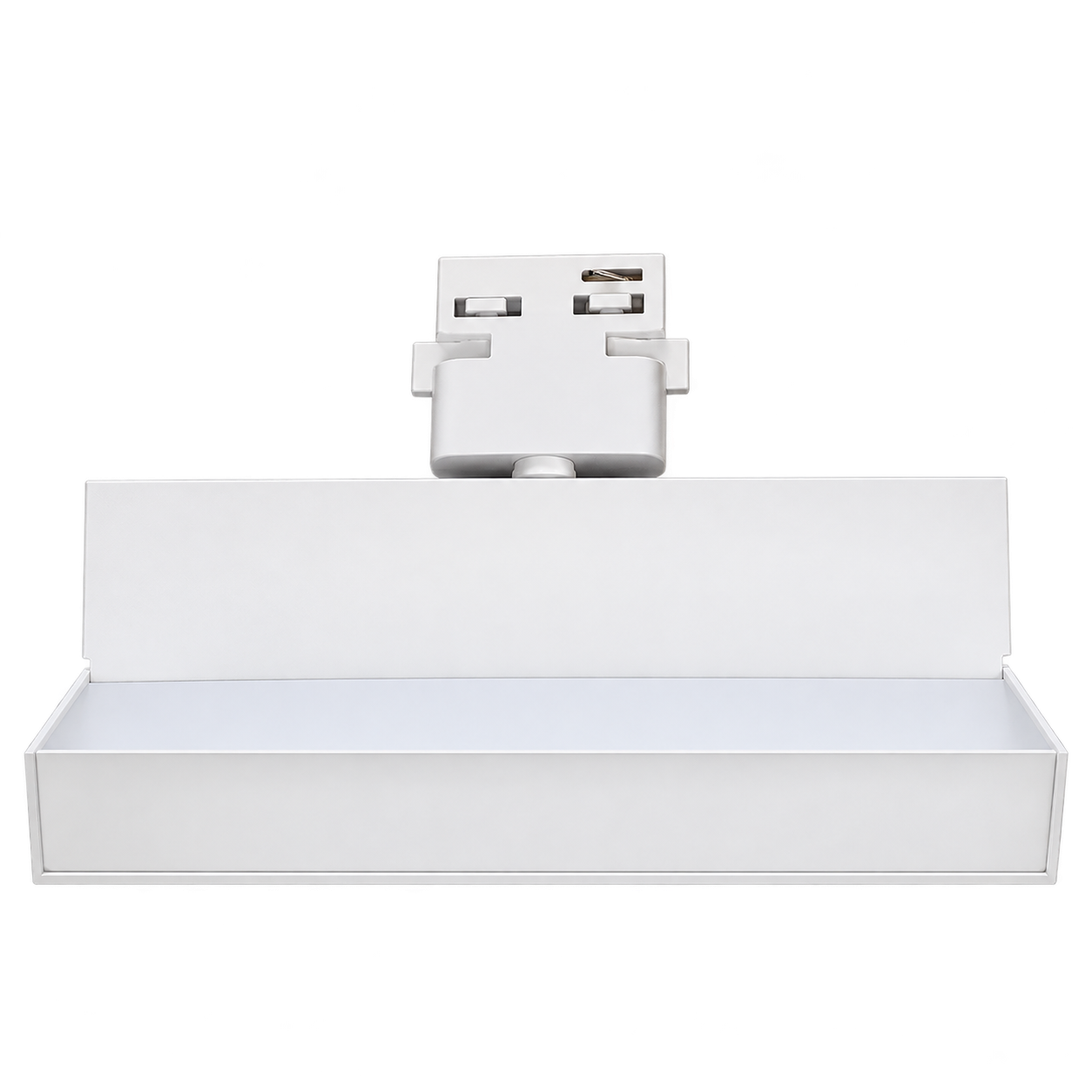 Home Light White Sanded Finish Movable Track Spotlight