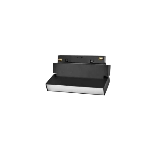 Home Light magnetic movable frosted opal profile light, 12W, black frame, 3-step dimming/lighting, 22 cm, black body.