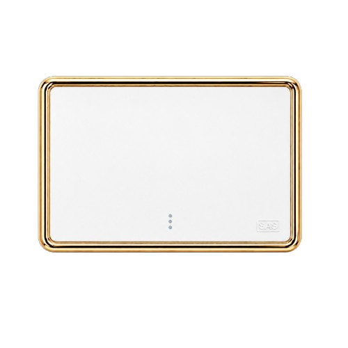 Next Piano Frame (White × Rose Gold) – Pack of 100.