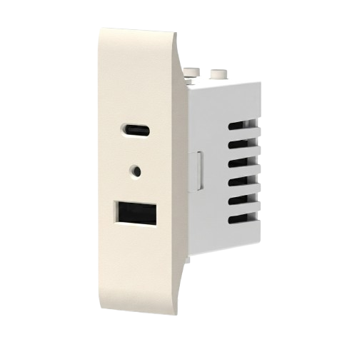 Romantic Vanilla USB Type-C 3.1 Amp 23mm Evo Piano Plug.