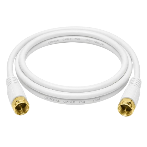 كابل دش RG6 بطول 1.8 متر نيرجى .