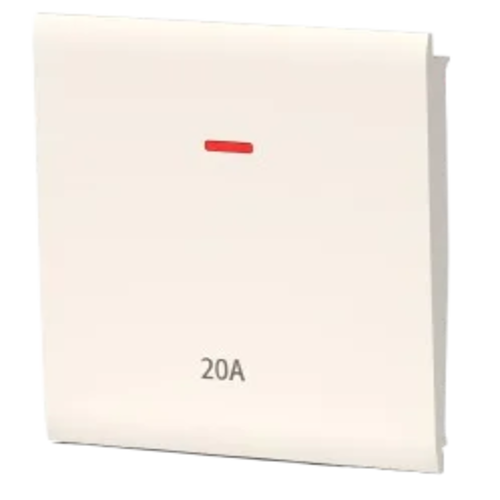 20 Amp 72mm Single Motor and Heater Switch Socket Romantic Vanilla Evo Piano.