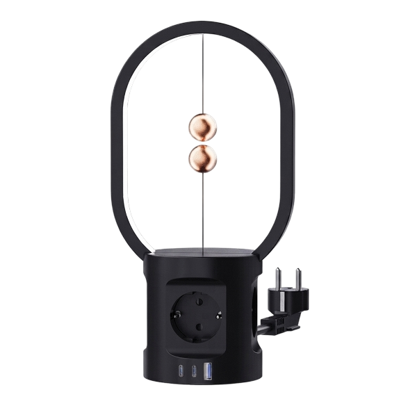 مشترك ديكورى باضاءة LED (اباجوره) 3 عين شوكو شحن واضاءة في جهاز واحد 2 متر انيرجى كود E53.